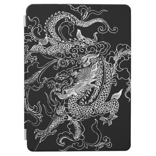 Black and White Dragon iPad Air Cover