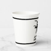 Black and White Drone Illustration Birthday Party Paper Cups | Zazzle