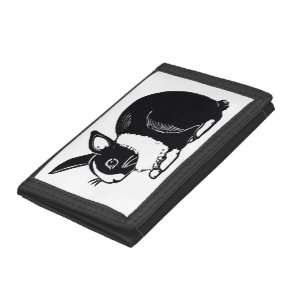 Black and White Dutch Rabbit Wallet