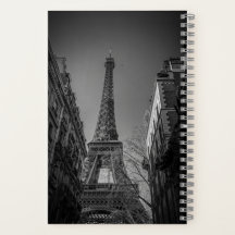 black and white eiffel tower photo
