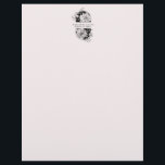 Black and White Elegant Floral Flyer<br><div class="desc">A rustic and elegant business card featuring black and white sketched florals on both sides and all your information in a easily customizable font. Check out our store for more business card options.</div>
