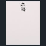 Black and White Elegant Floral Flyer<br><div class="desc">A rustic and elegant business card featuring black and white sketched florals on both sides and all your information in a easily customizable font. Check out our store for more business card options.</div>