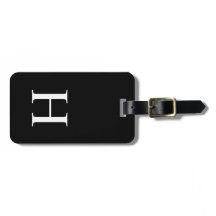 Black and White Elegant Modern Monogram