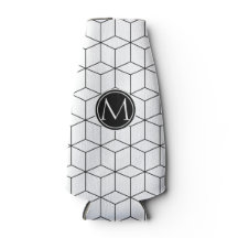 Black and White Elegant Monogram