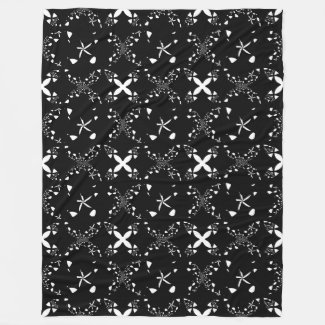 Black and White Elegant Vintage Abstract Pattern