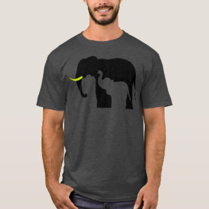Black and White Elephants T-Shirt