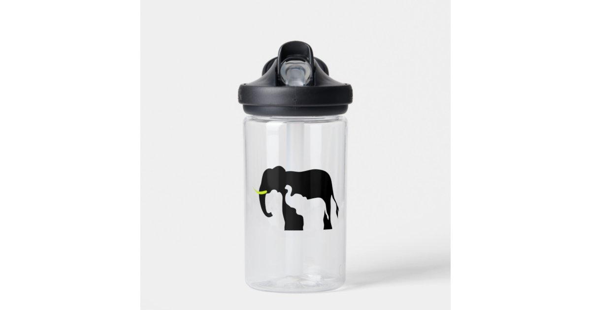 Baby Elephant Kids Flip Top SPILL PROOF 12oz Tumbler 