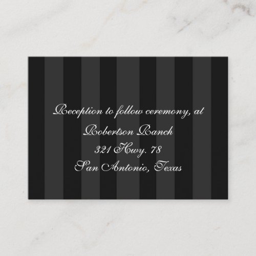 Black and White Enclosure Card Business Card