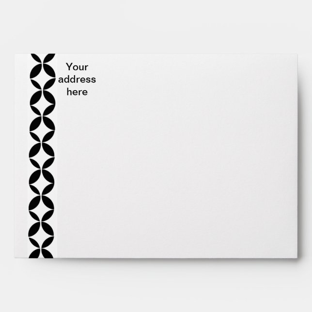 Black and White Envelope (Front)