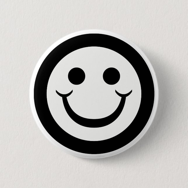 BLACK AND WHITE FACE BUTTON (Front)