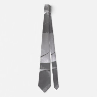Black and White Famed Gateway Arch Collage Neck Tie