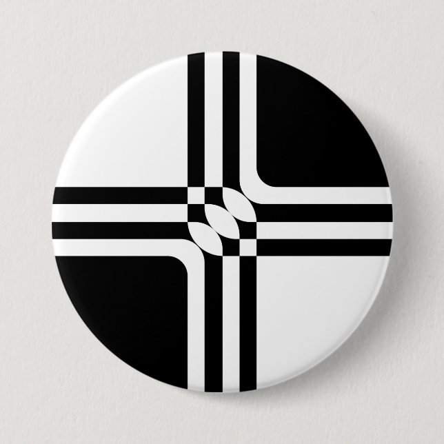 Black and white fantasy button (Front)