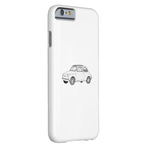 Black and White Fiat 500 Topolino Rendering Barely There iPhone 6 Case