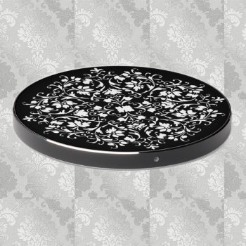 Black And White Filigree Damask  Wireless Charger by Cardgallery at Zazzle