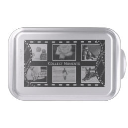 Black and White Film Reel Custom Photo Cake Pan