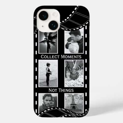 Black and White Film Reel Custom Photo Case_Mate iPhone 14 Case