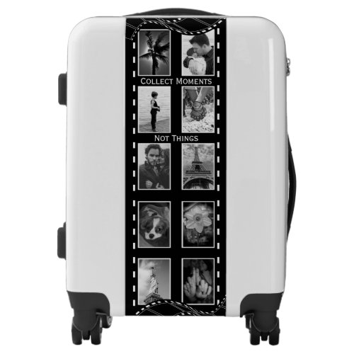 Black and White Film Reel Custom Photo Luggage