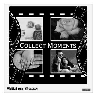 Black and White Film Reel Custom Photo Wall Decal