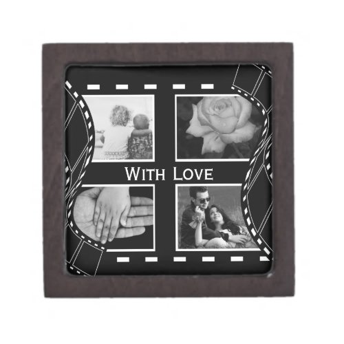 Black and White Film Reel Gift Box