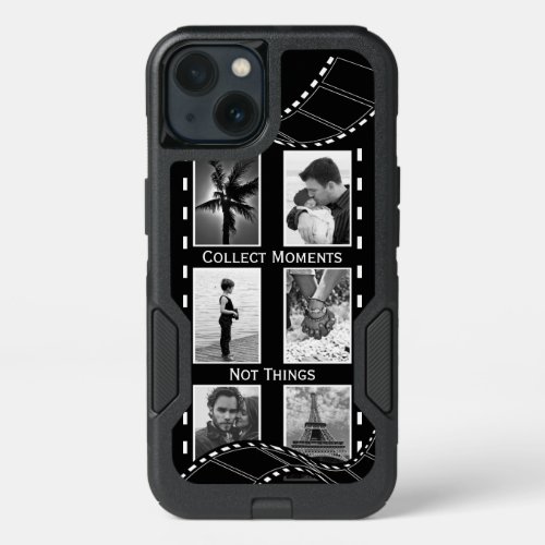Black and White Film Reel iPhone 13 Case