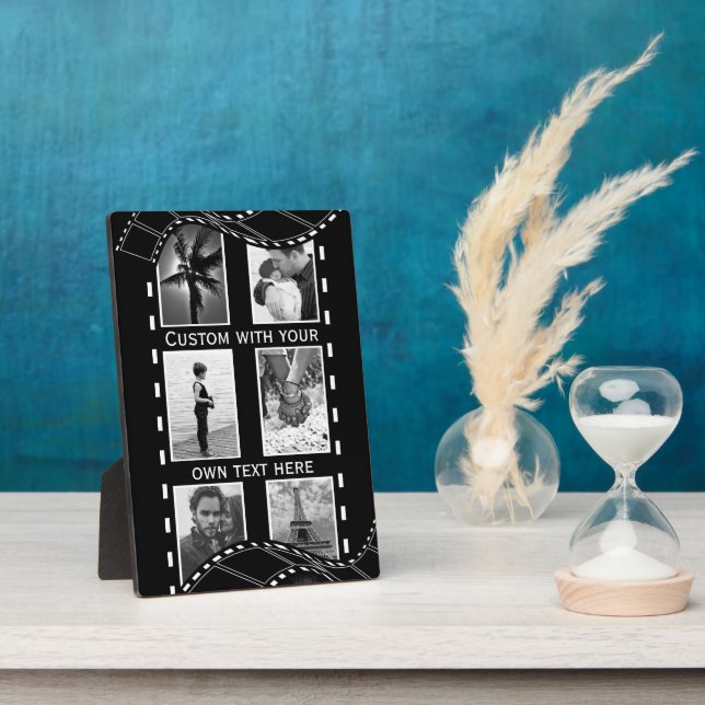 Black and White Film Reel Plaque (Side)