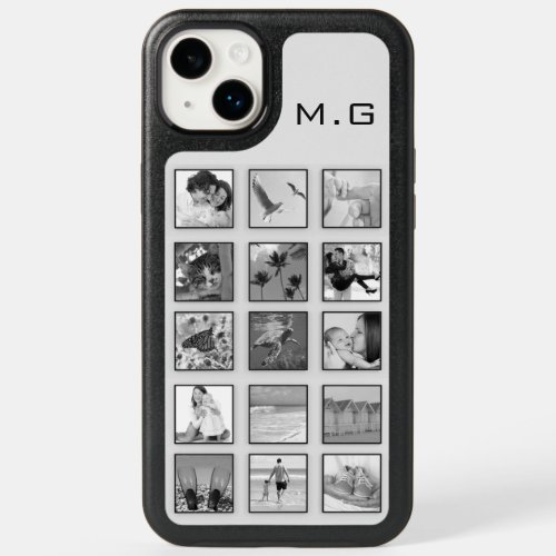 Black and White Filtered Photo Collage OtterBox iPhone 14 Plus Case