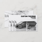 Black and White firearms ffl dealer Business card (Front/Back)