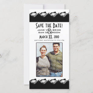 Black and White Fish Save The Date