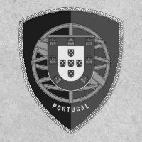 Black and White Flag of Portugal