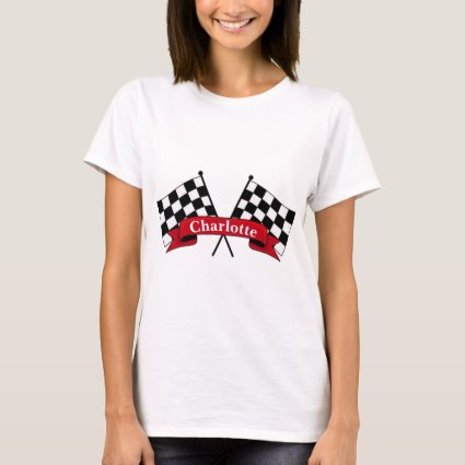 Black and White Flags Racing Shirt