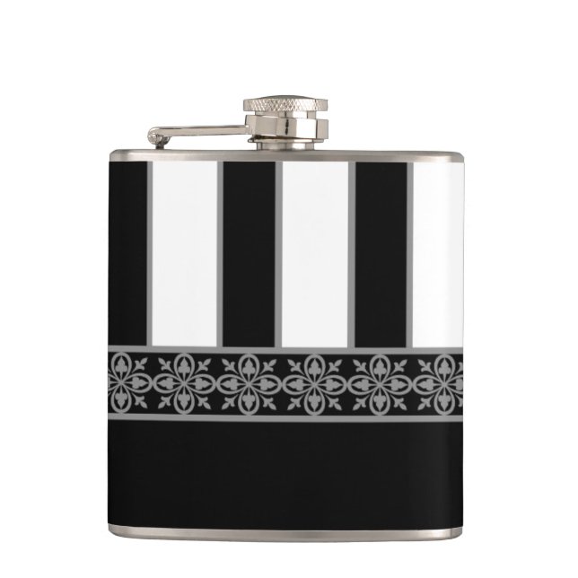 Black and white flask (Front)