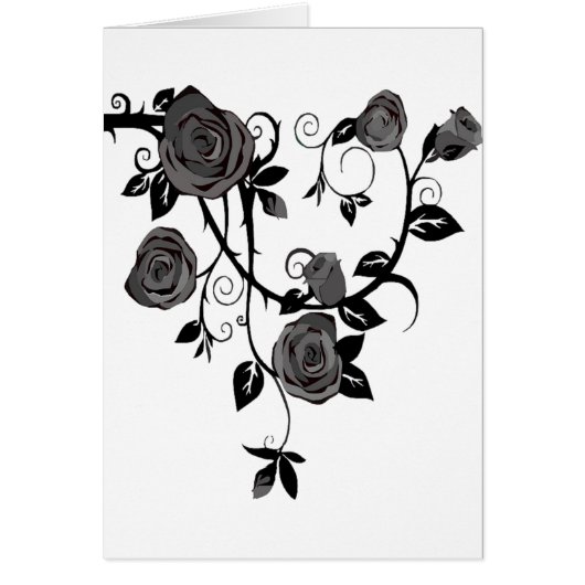 Black And White Floral (Front)