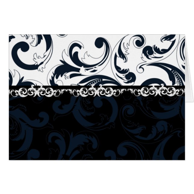 Black and White Floral (Front Horizontal)