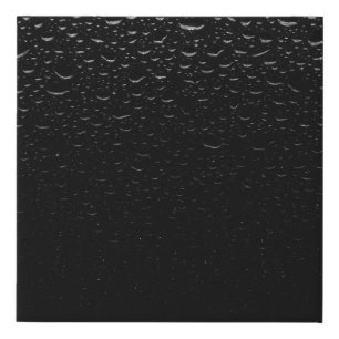 Black and white floral area rug faux canvas print