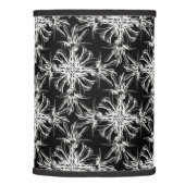 Black and White Floral Damask Lamp Shade (Right)