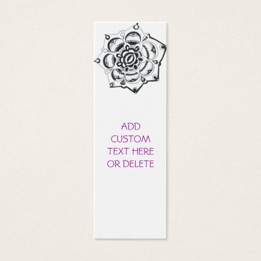 Customizable Black and White Symmetry Business Cards