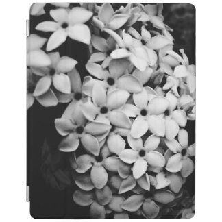 black and white florals iPad smart cover