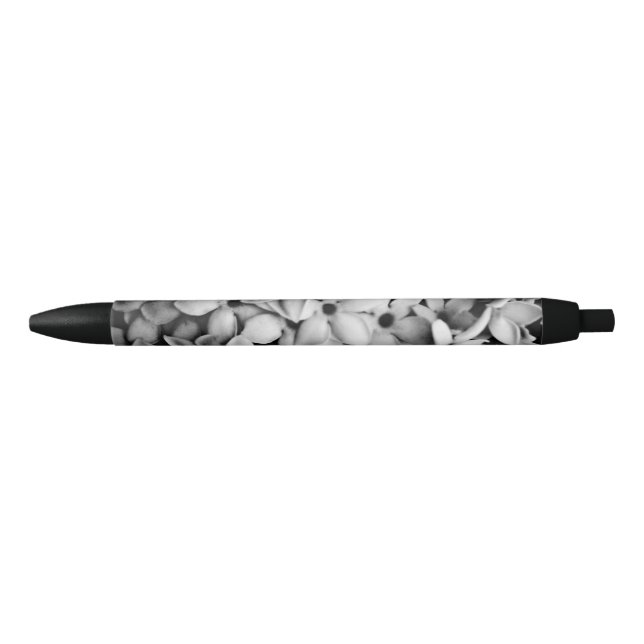 black and white florals pen (Front)