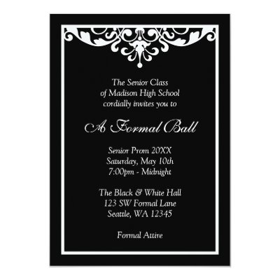 Classic Corporate Gala Event Invitation Zazzle Com