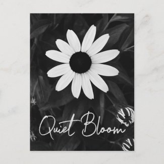 Black and White Flower Garden