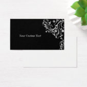Black and White Flower Scroll (Desk)