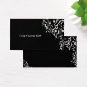 Black and White Flower Scroll (Desk)