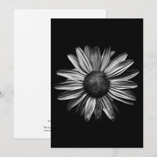 Black And White Flowers 18 (Front/Back)