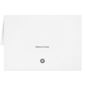 Black and white flowers cards (Back Horizontal)