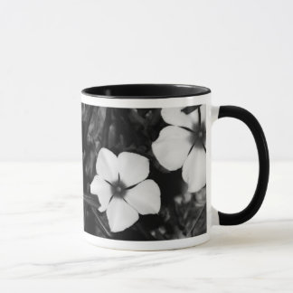Black and White Flowers Mug
