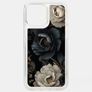 Black and White Flowers Speck iPhone 12 Pro Max Case