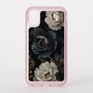 Black and White Flowers Speck iPhone XR Case