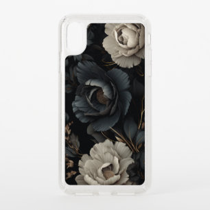 Black and White Flowers Speck iPhone XS Max Case