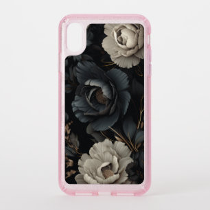 Black and White Flowers Speck iPhone XS Max Case