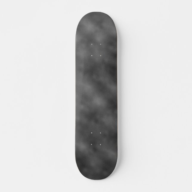 Black and White Fog Skateboard Deck (Front)